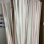 Ca. 940x Kabelgoot met plakrand 1x1x200 cm